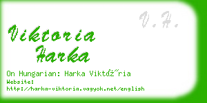 viktoria harka business card